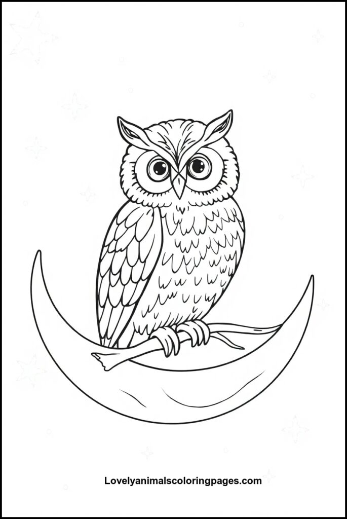 Owl Coloring Pages