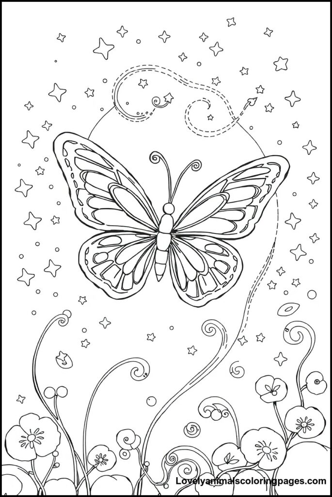 Butterfly Coloring Pages 