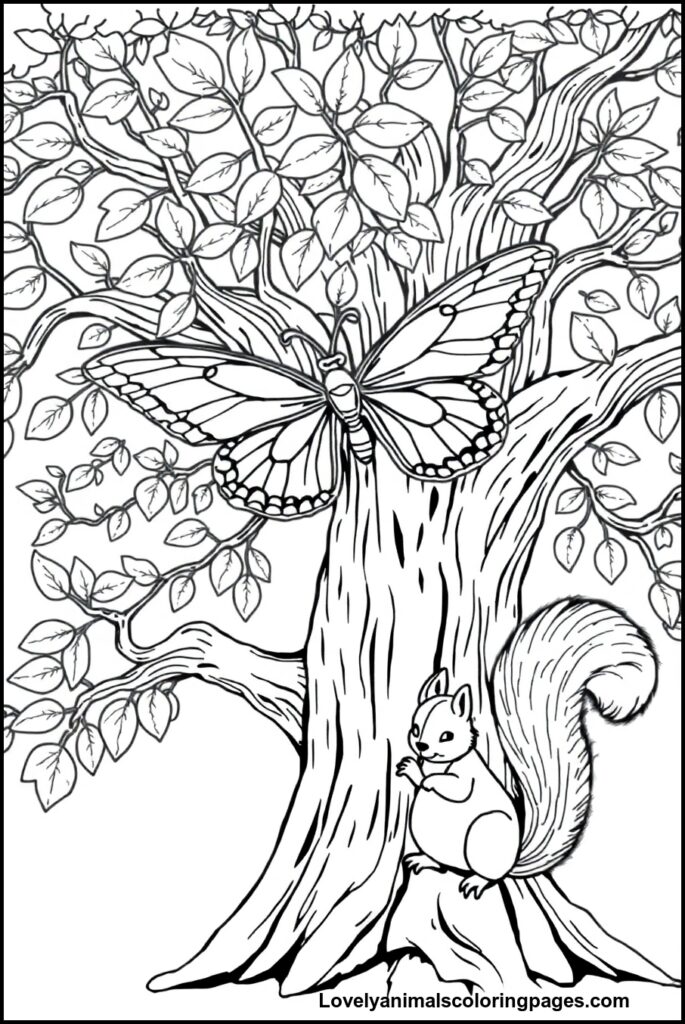 Butterfly Coloring Pages 