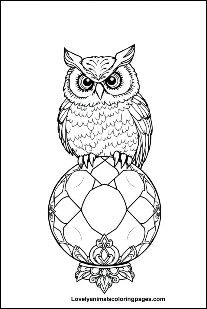 Owl Coloring Pages