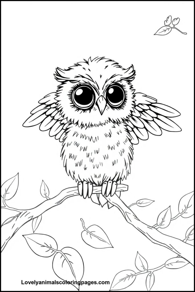 Owl Coloring Pages