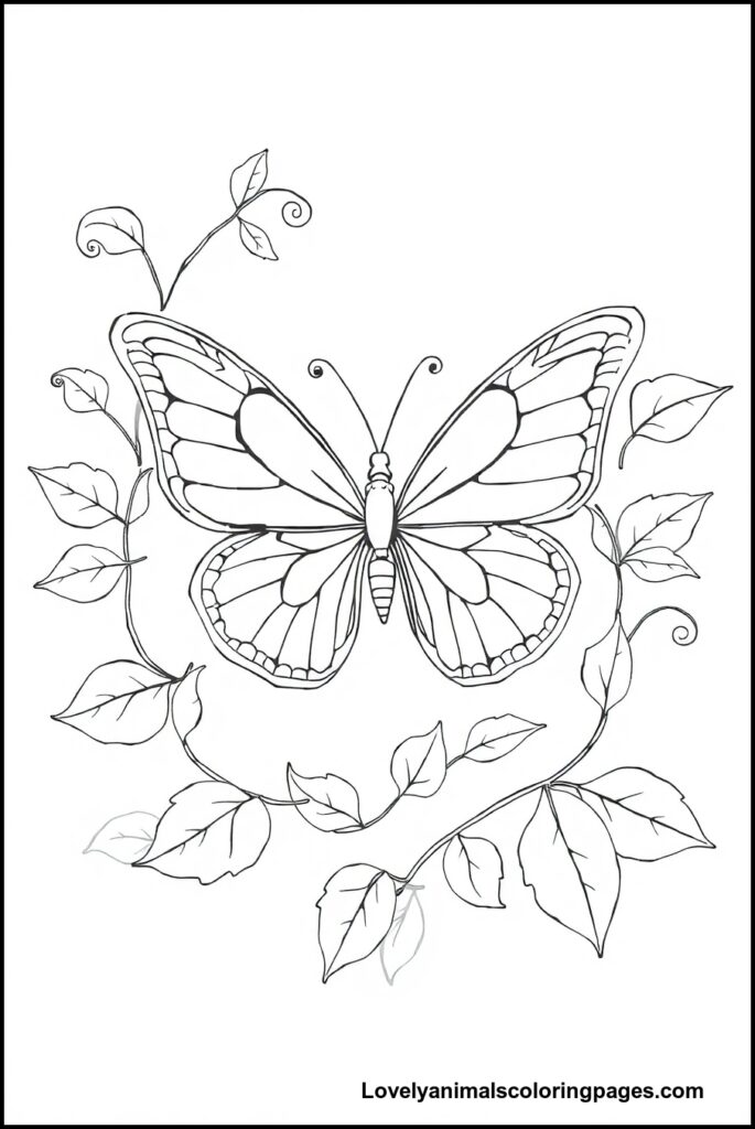 Butterfly Coloring Pages 