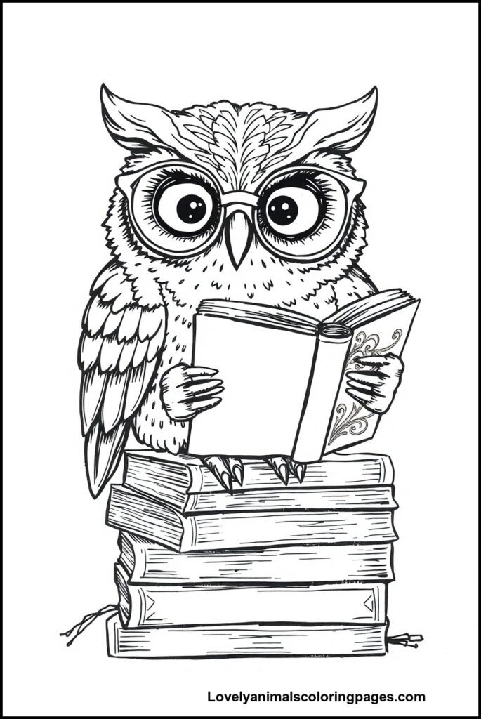 Owl Coloring Pages