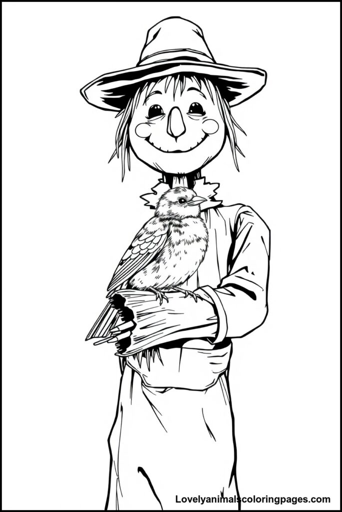 Sparrow Coloring Pages