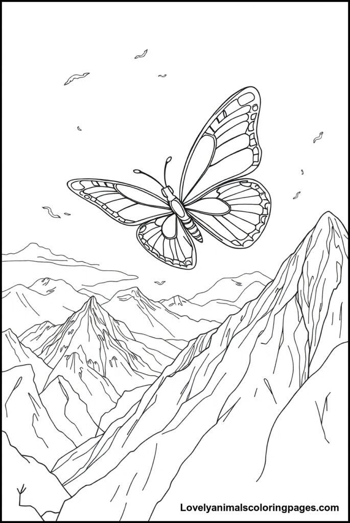 Butterfly Coloring Pages 