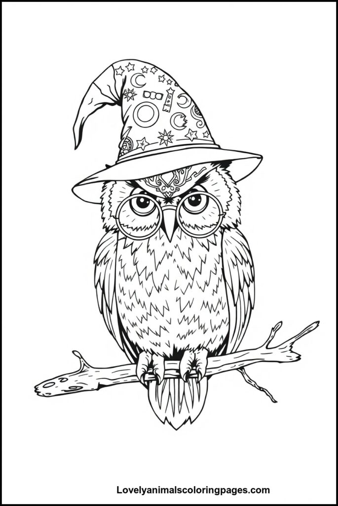 Owl Coloring Pages