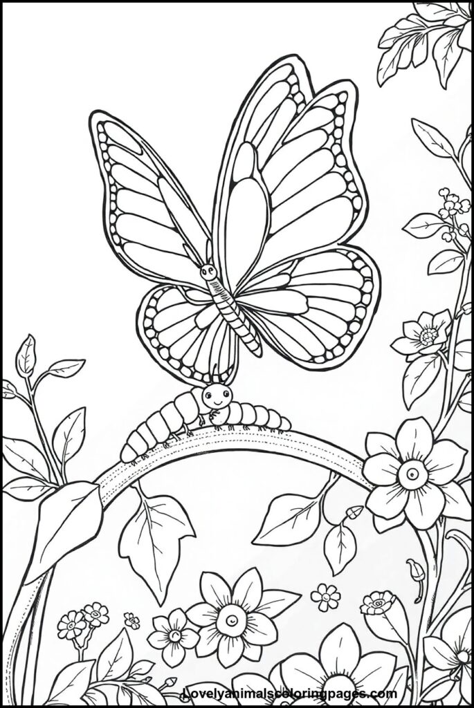 Butterfly Coloring Pages 