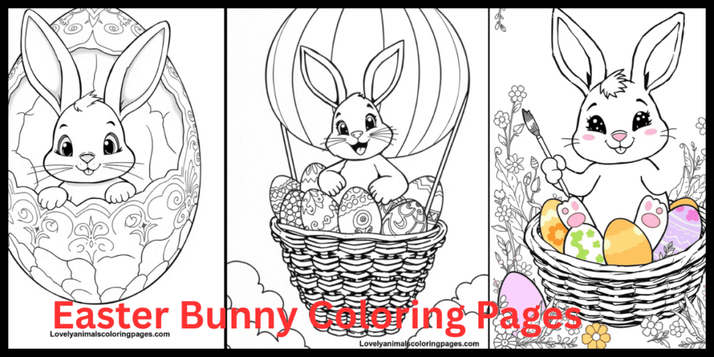 Easter Bunny Coloring Pages