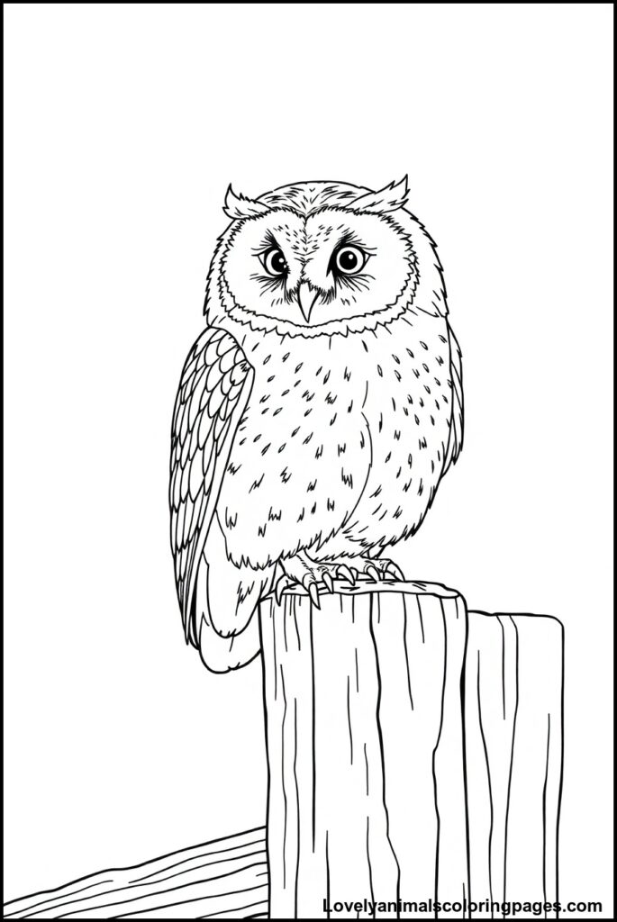 Owl Coloring Pages