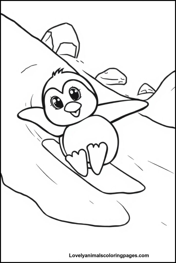 Penguin Coloring Pages
