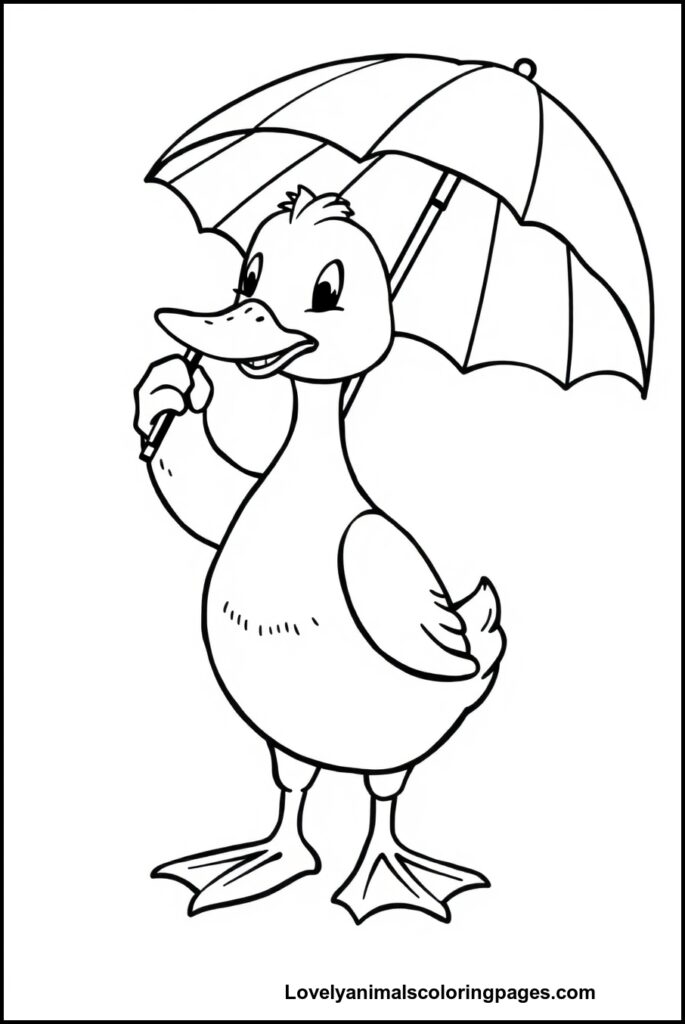 Duck Coloring Pages