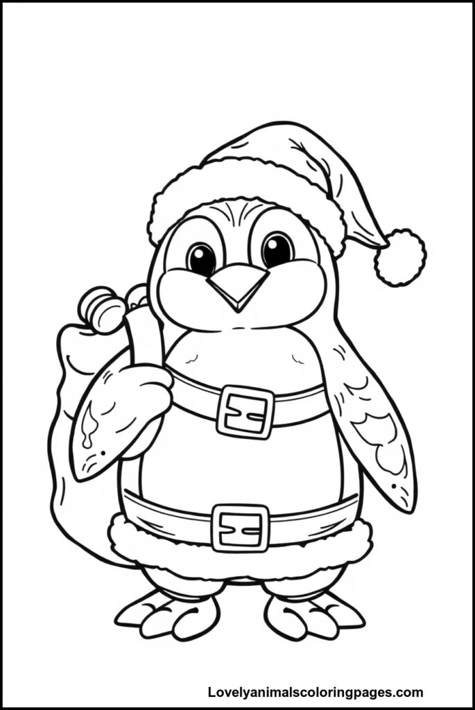 Penguin Coloring Pages