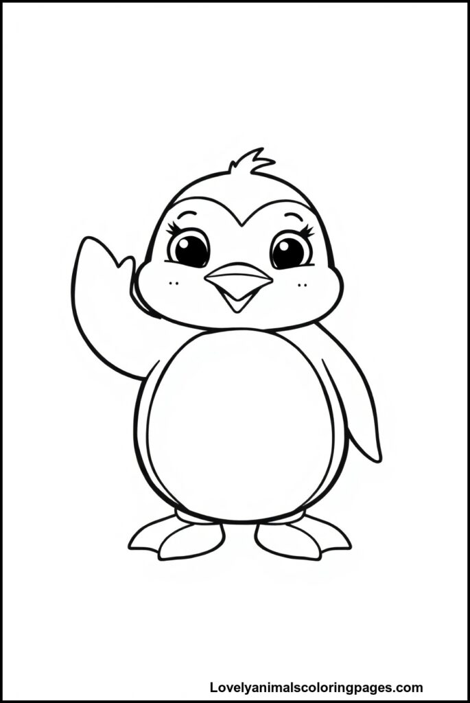 Penguin Coloring Pages