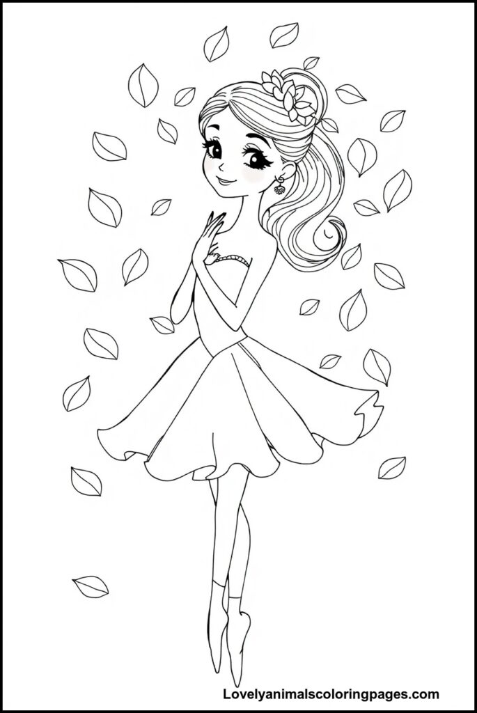 Ballerina Coloring Pages