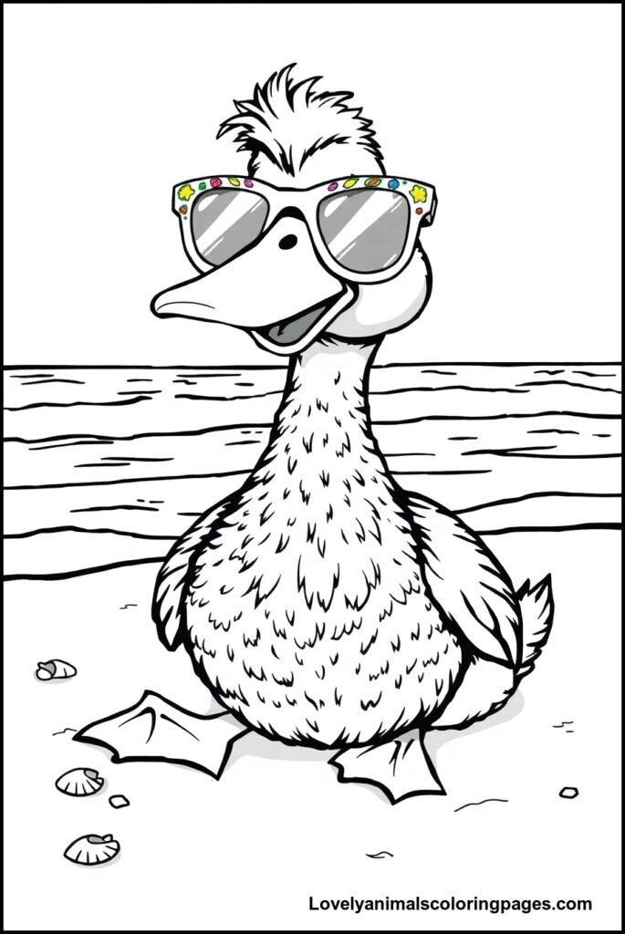Duck Coloring Pages