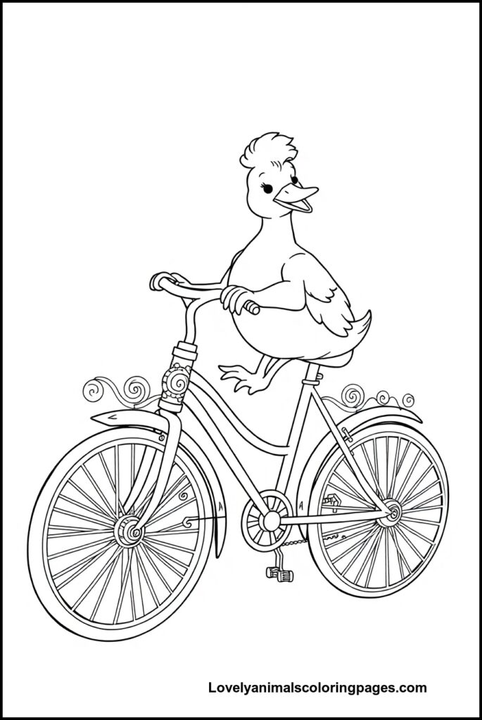 Duck Coloring Pages
