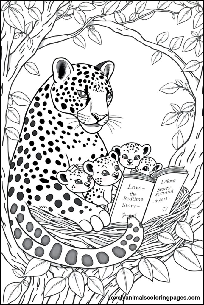 Jaguar Coloring Pages