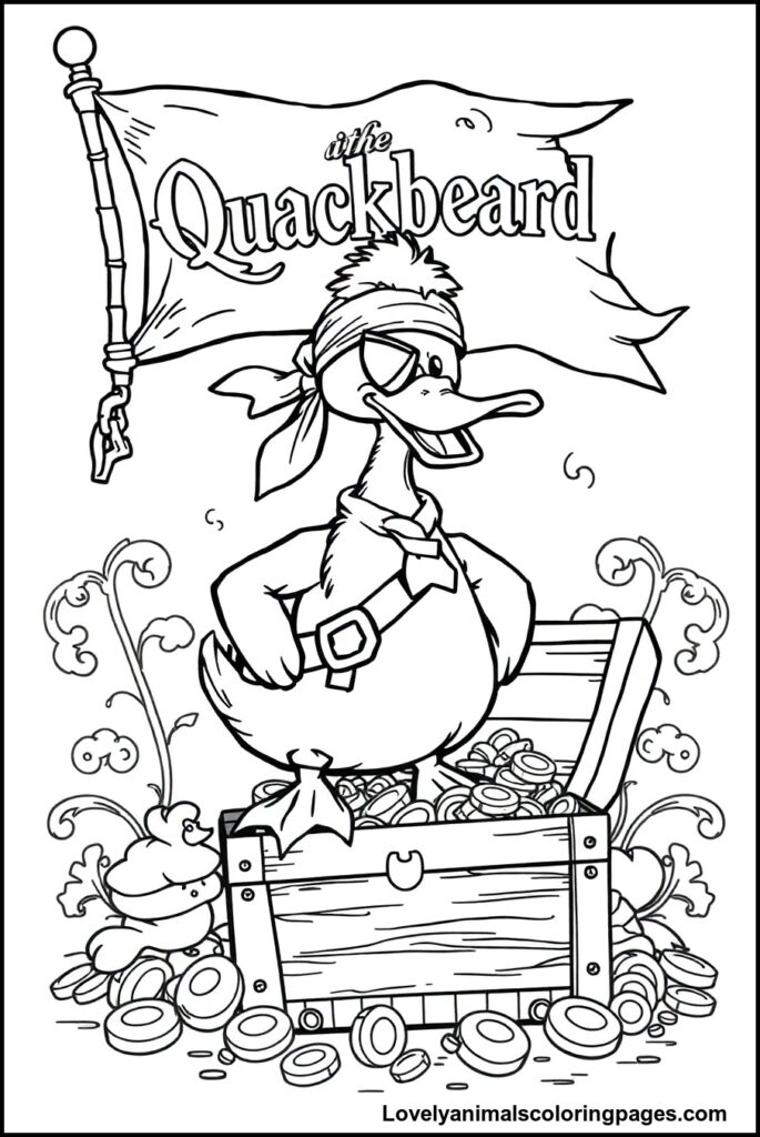 Duck Coloring Pages