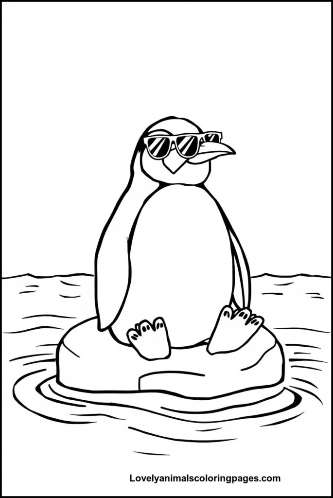 Penguin Coloring Pages