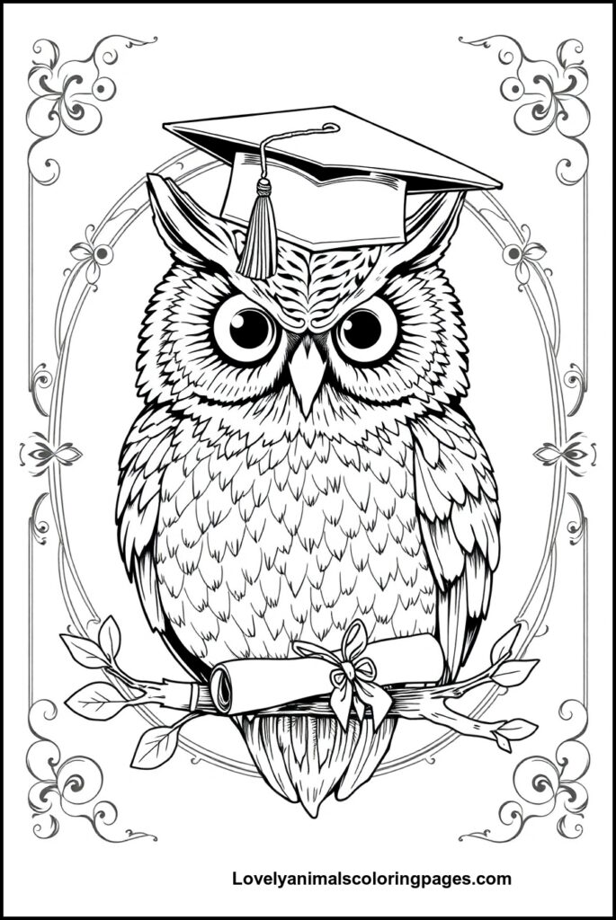 Owl Coloring Pages