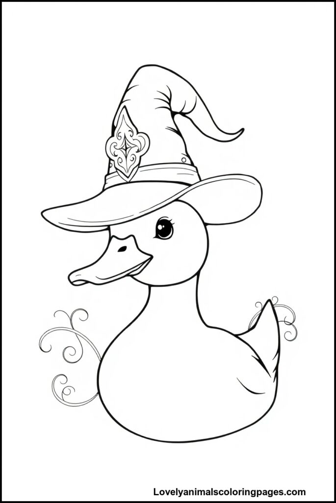 Duck Coloring Pages