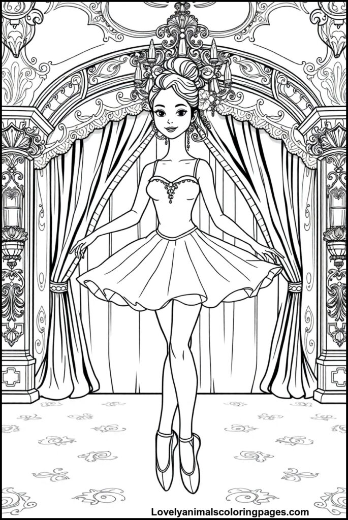 Ballerina Coloring Pages