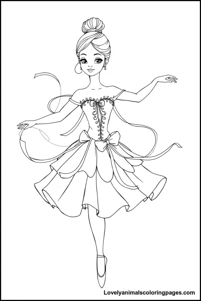 Ballerina Coloring Pages