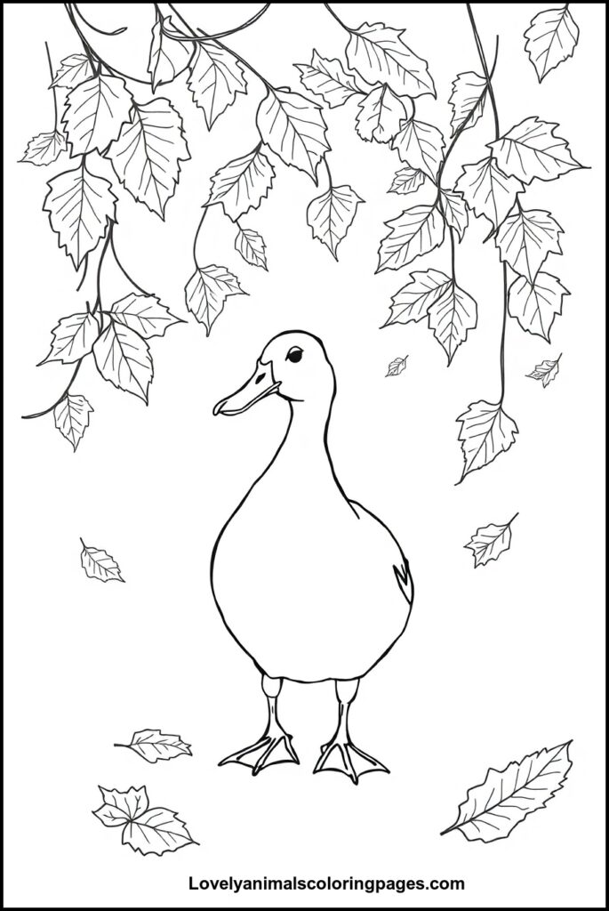 Duck Coloring Pages