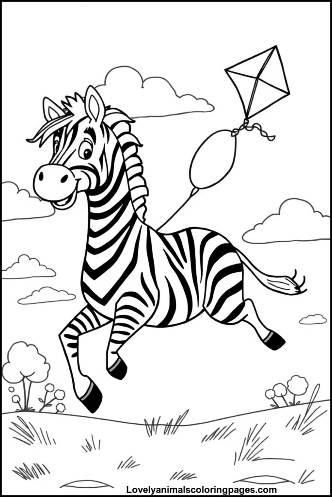 Zebra Coloring Pages