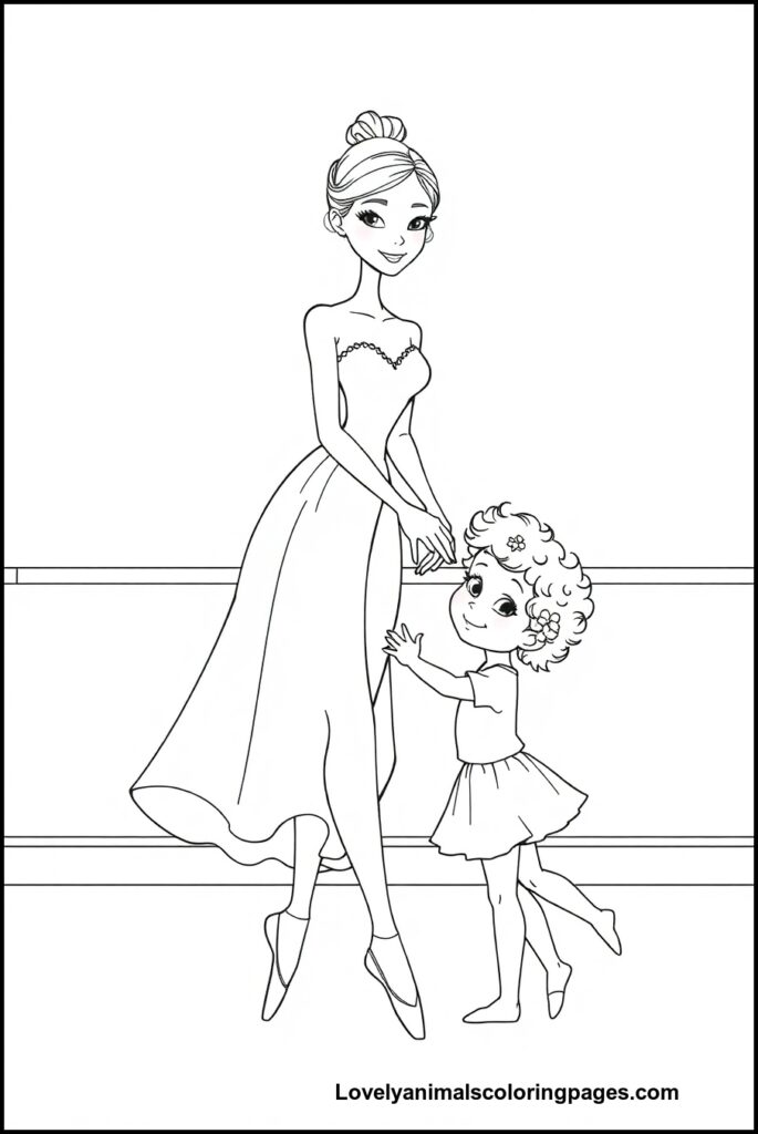 Ballerina Coloring Pages