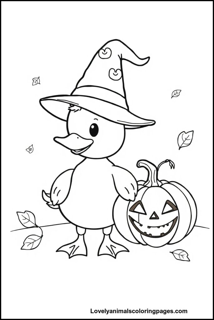 Duck Coloring Pages