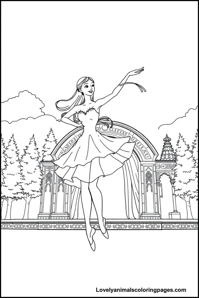 Ballerina Coloring Pages