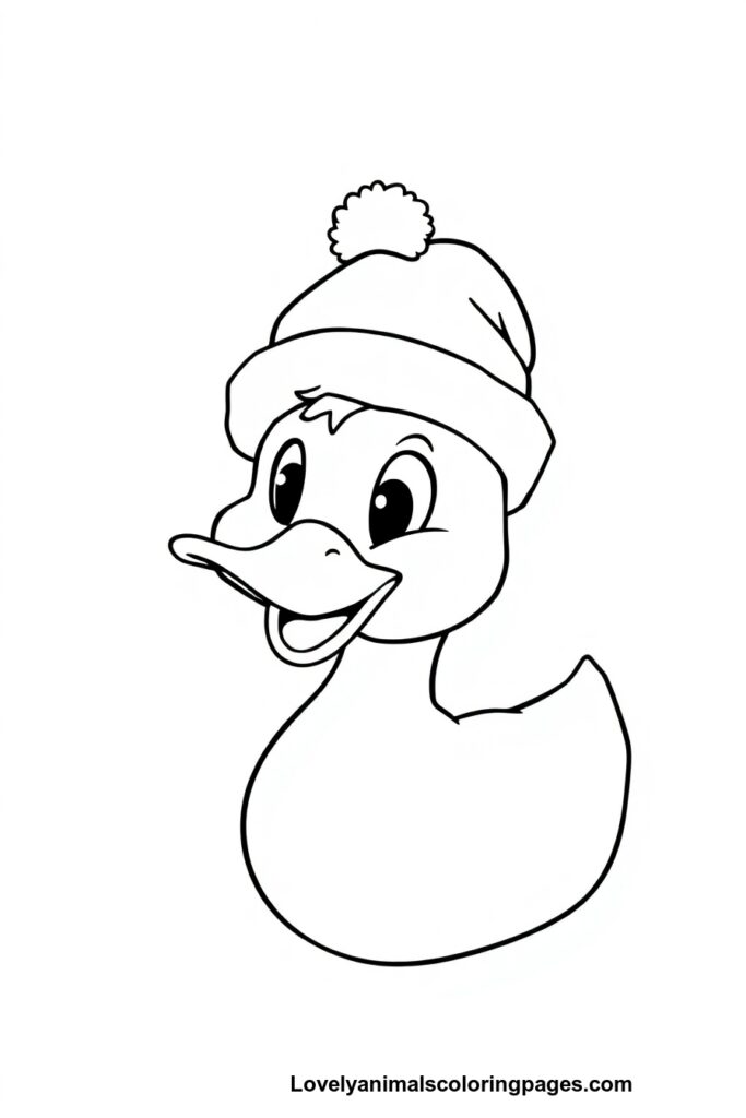 Duck Coloring Pages