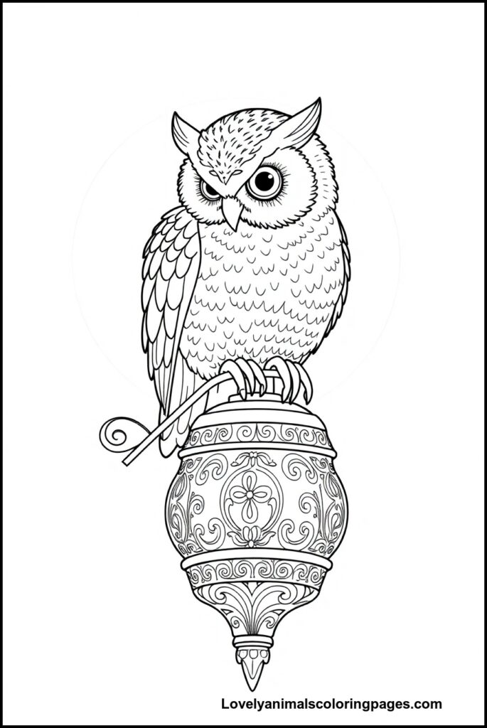 Owl Coloring Pages