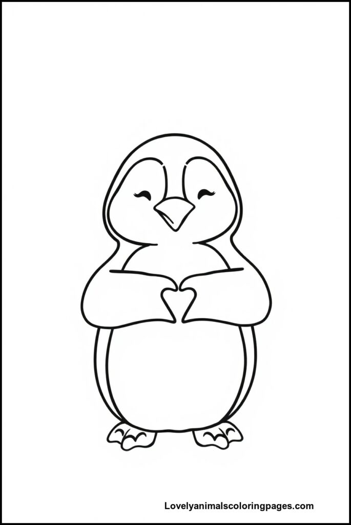 Penguin Coloring Pages