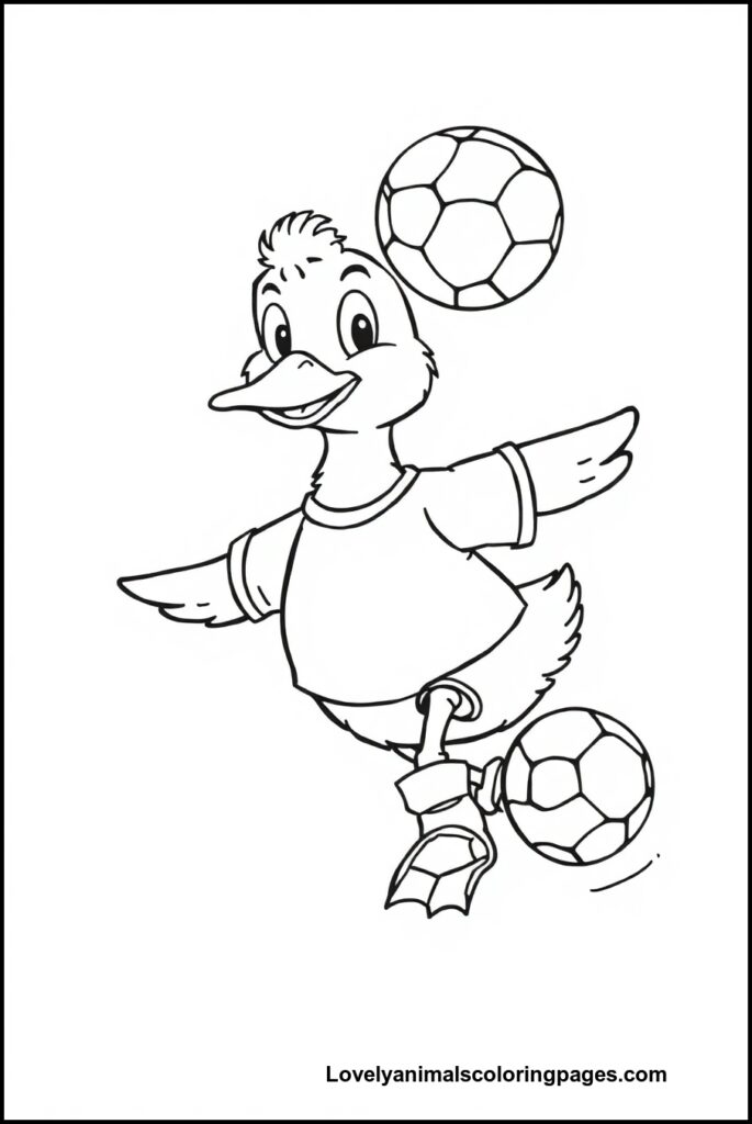 Duck Coloring Pages