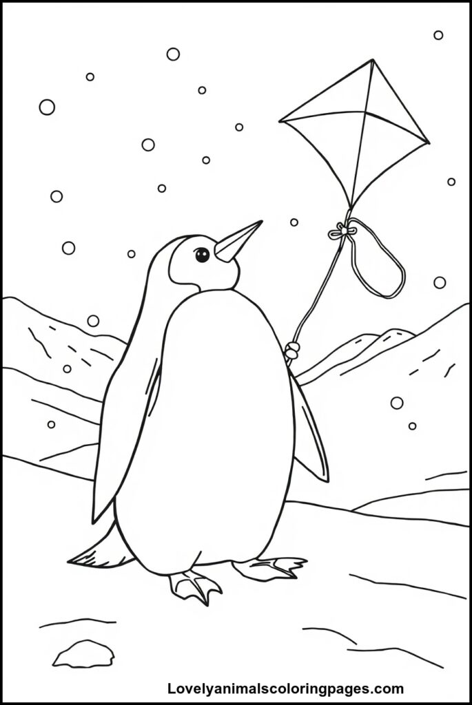 Penguin Coloring Pages