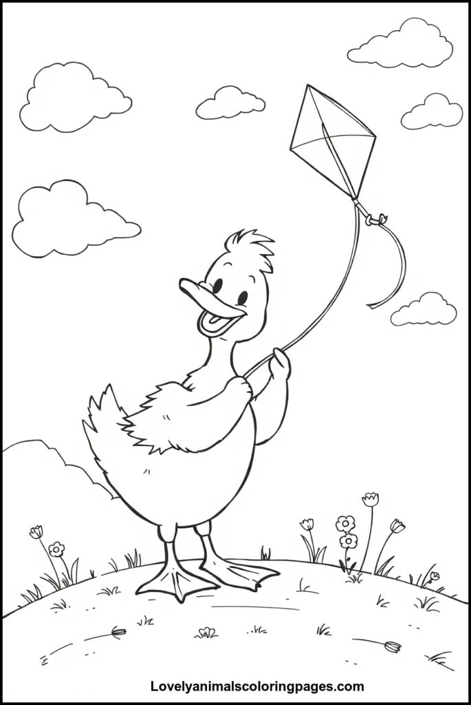 Duck Coloring Pages