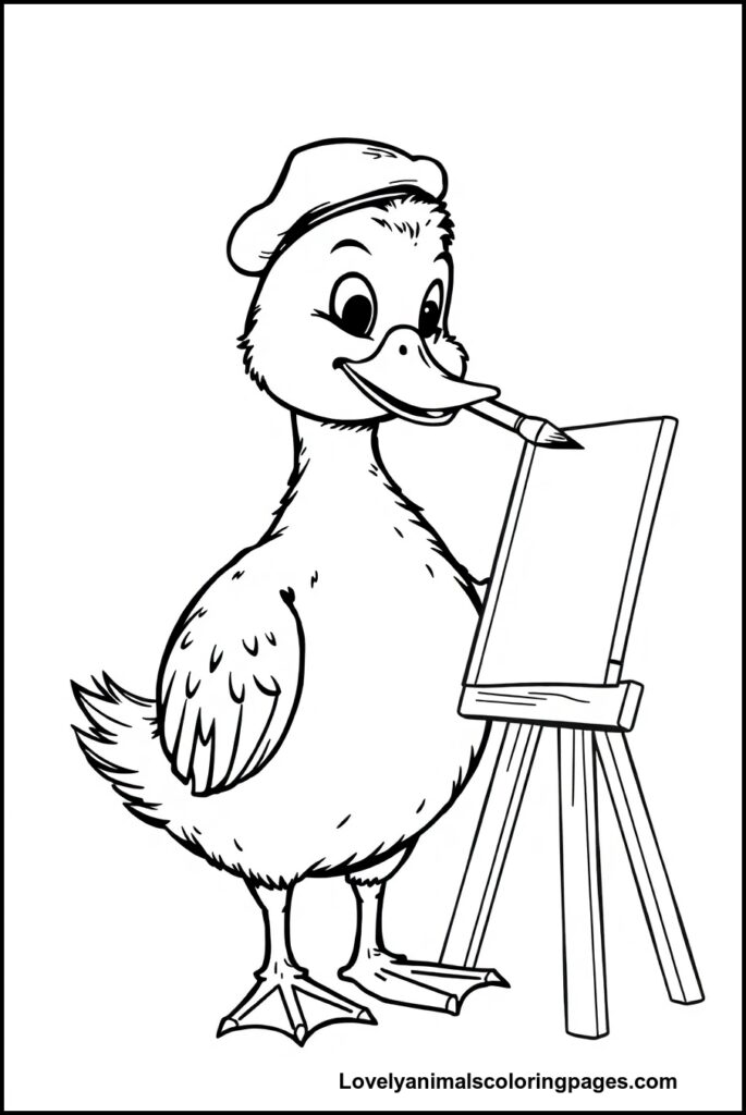 Duck Coloring Pages
