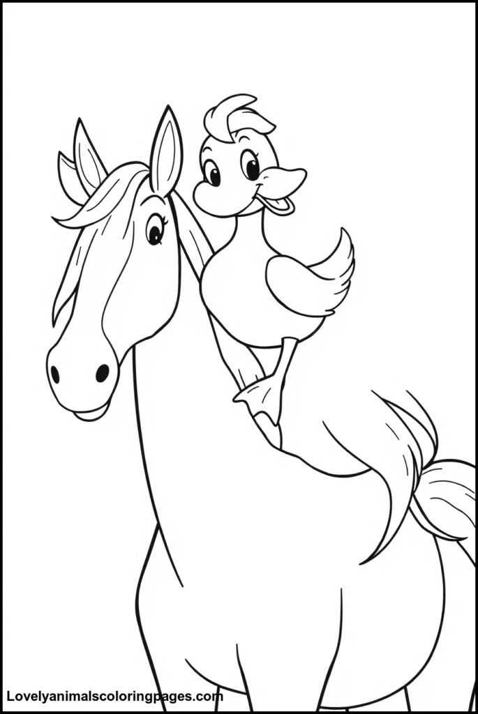 Duck Coloring Pages
