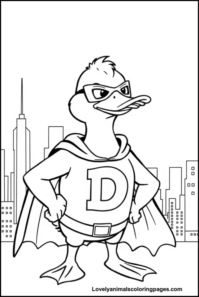 Duck Coloring Pages