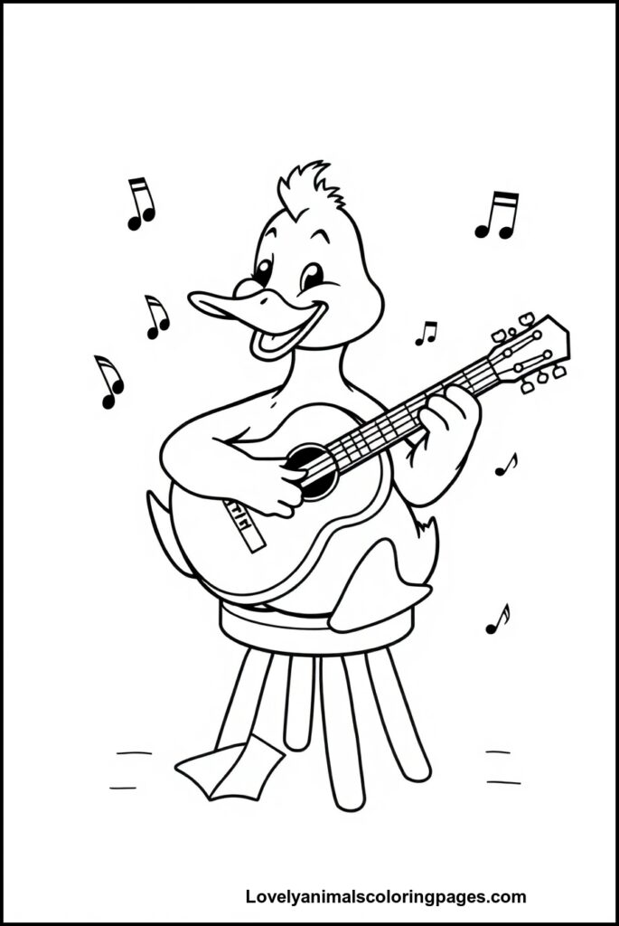 Duck Coloring Pages