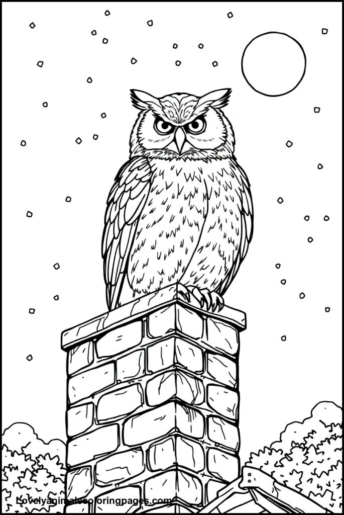 Owl Coloring Pages