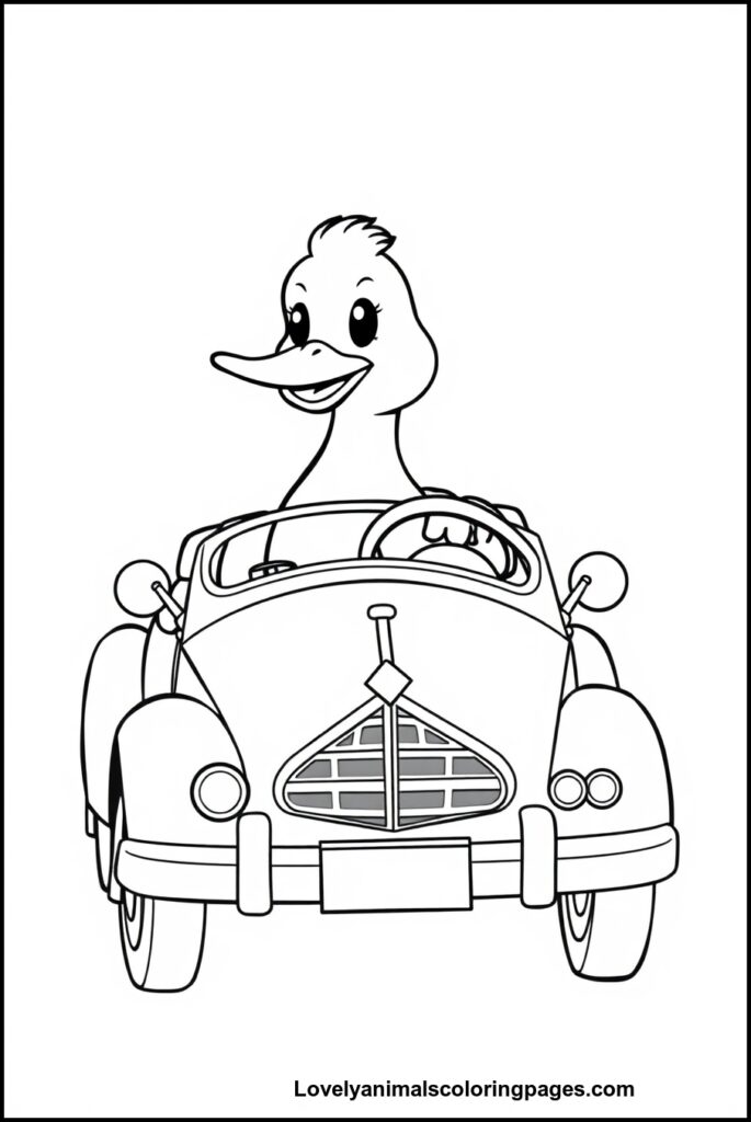Duck Coloring Pages