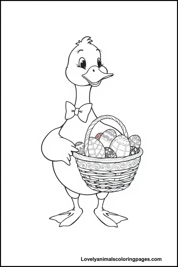 Duck Coloring Pages