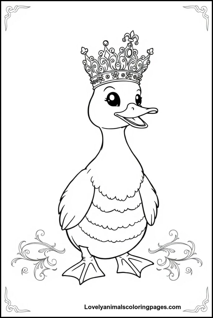 Duck Coloring Pages