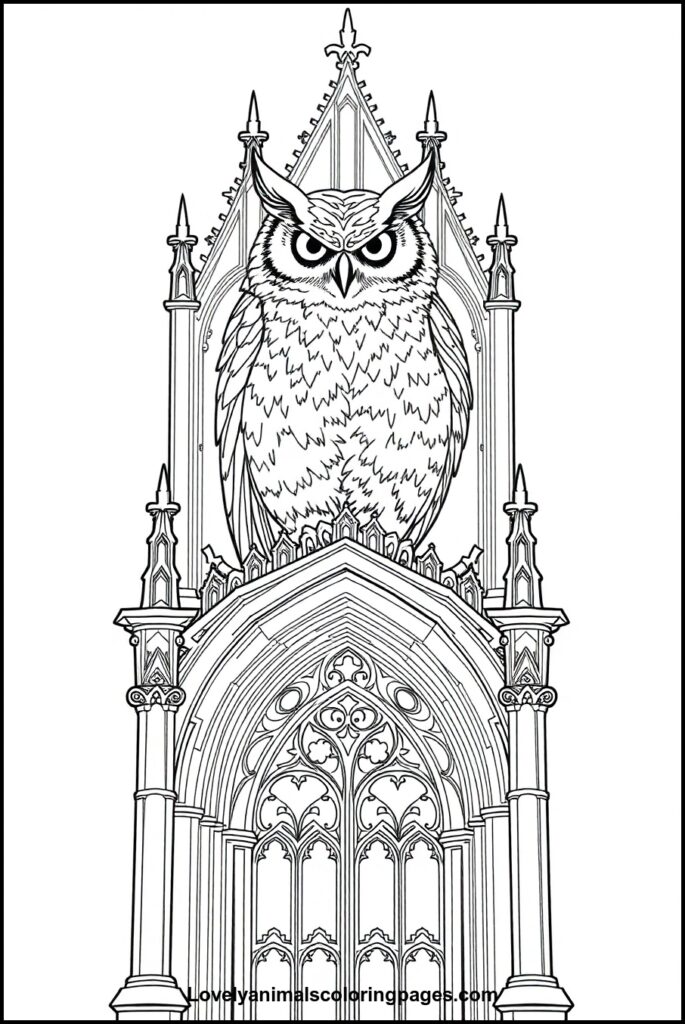 Owl Coloring Pages
