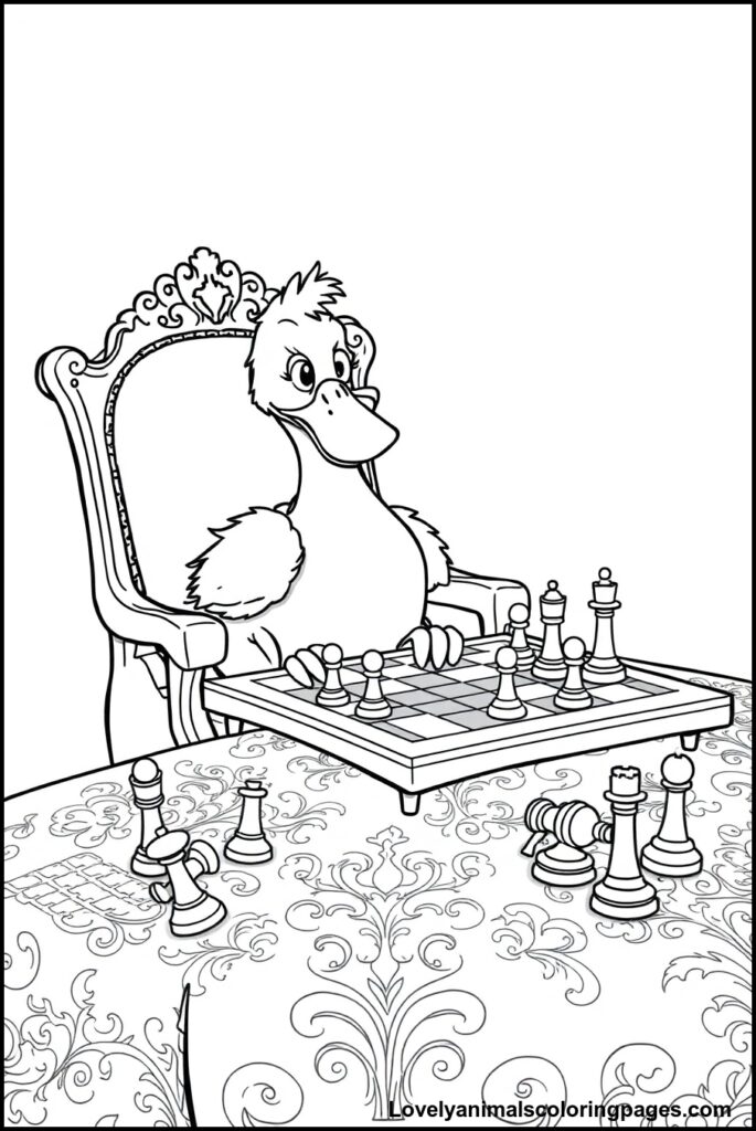 Duck Coloring Pages