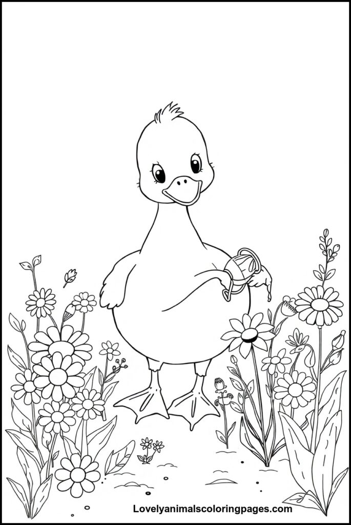 Duck Coloring Pages