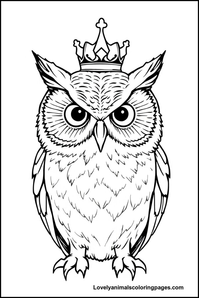 Owl Coloring Pages